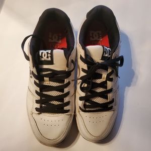DC white sneakers size 13 for men white
